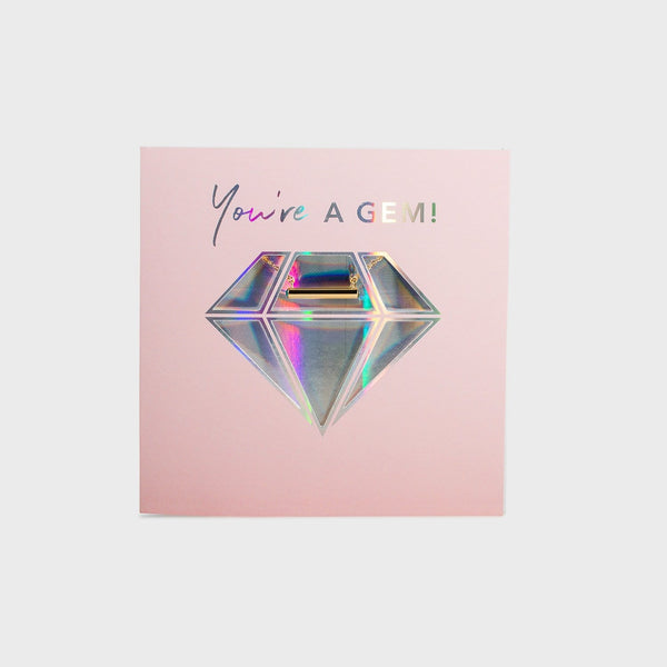 BIRTHDAY CARD with BIRTHSTONE Necklaces