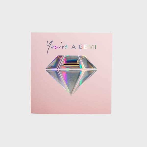 BIRTHDAY CARD with BIRTHSTONE Necklaces