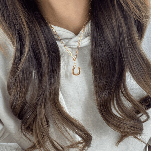 HORSESHOE Charm Necklace