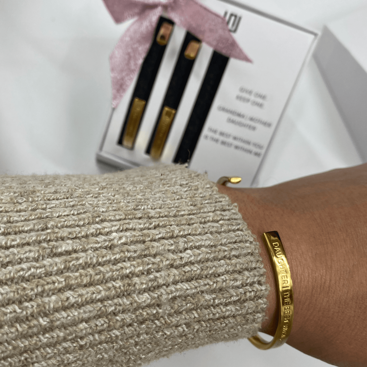 GRANDMA | MOTHER | DAUGHTER Bracelet Gift Set