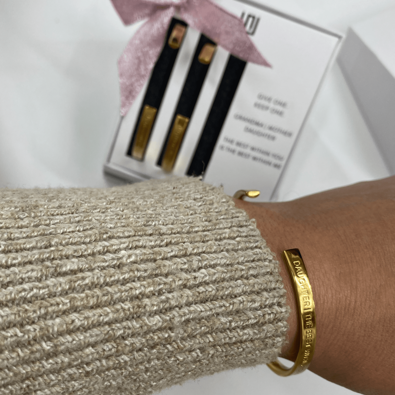 GRANDMA | MOTHER | DAUGHTER Bracelet Gift Set