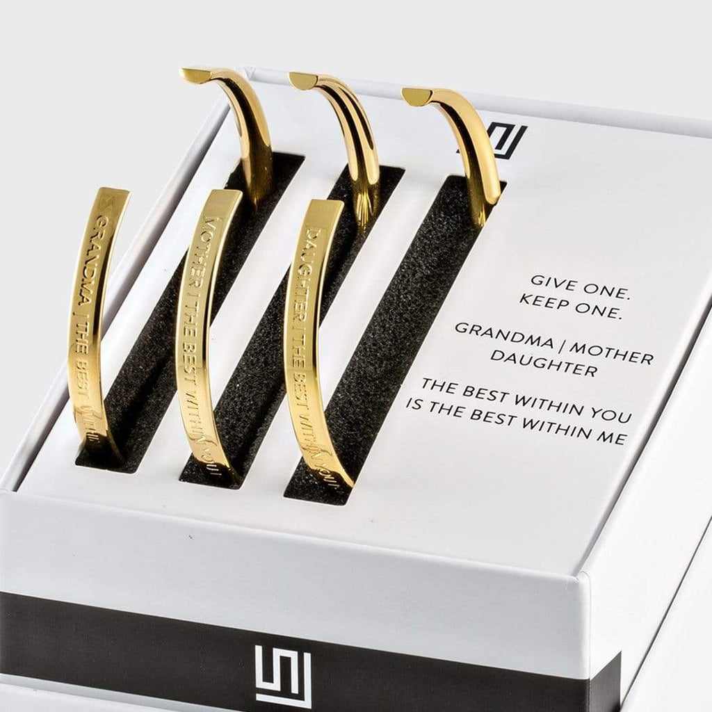 GRANDMA | MOTHER | DAUGHTER Bracelet Gift Set