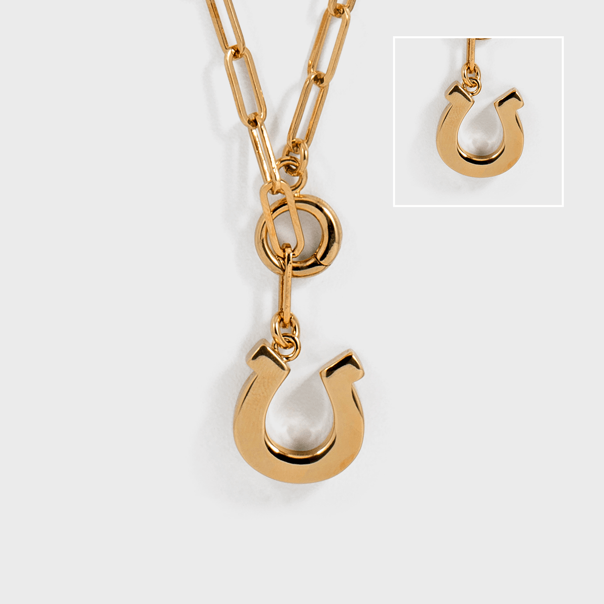 HORSESHOE Charm Necklace