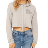 I AM Cropped Hoodie Sweatshirt