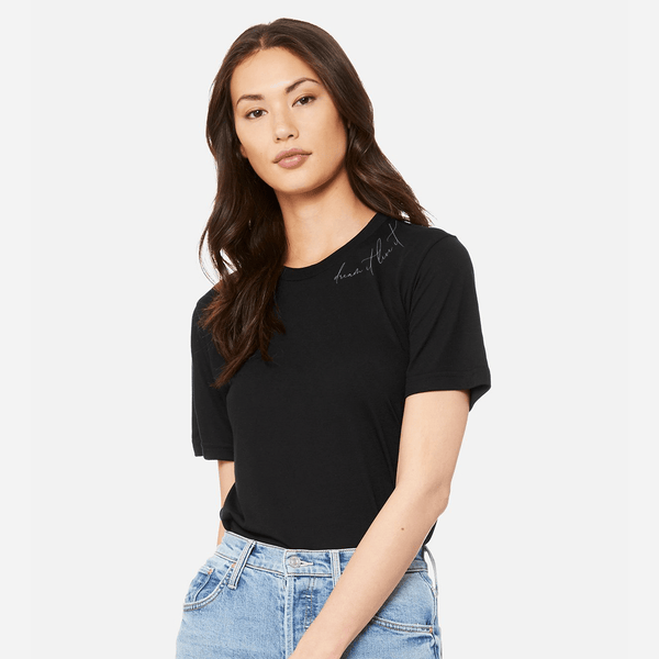 DREAM IT. LIVE IT. Black Boyfriend T-Shirt